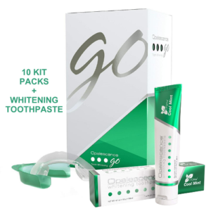 Opalescence Go Bundle Teeth Whitening Trays 15% Hydrogen Peroxide+Toothpaste - Набор для отбеливания зубов перекисью водорода и зубной пастой