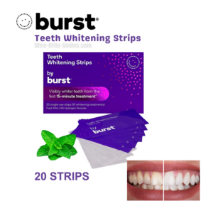 BURST Teeth Whitening Strips 6% HP Sensitive Teeth Friendly No-Slip Grip - Отбеливающие полоски для чувствительных зубов