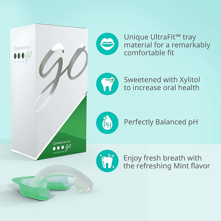 Opalescence Go 15% Pre Filled Teeth Whitening Trays Hydrogen Peroxide - Ванночки для отбеливания зубов перекисью водорода — изображение 5