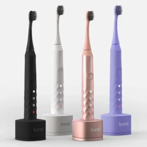 Burst Sonic Electric Toothbrush, 3 Modes, Soft Charcoal Bristles - Электрическая зубная щётка