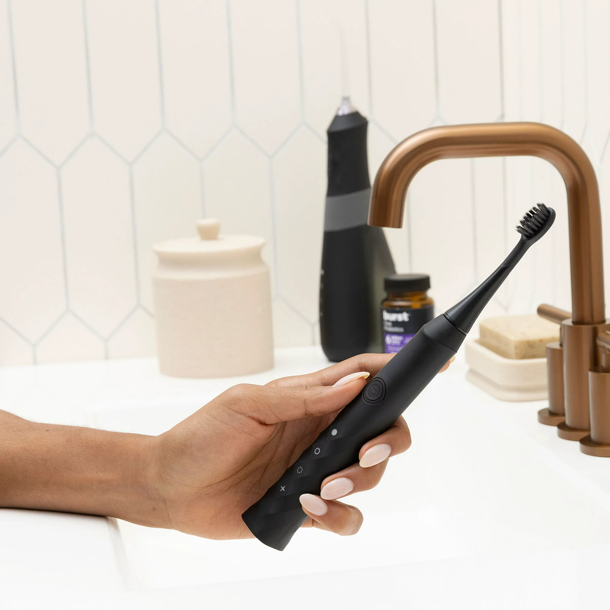 Burst Sonic Electric Toothbrush, 3 Modes, Soft Charcoal Bristles - Электрическая зубная щётка — изображение 2