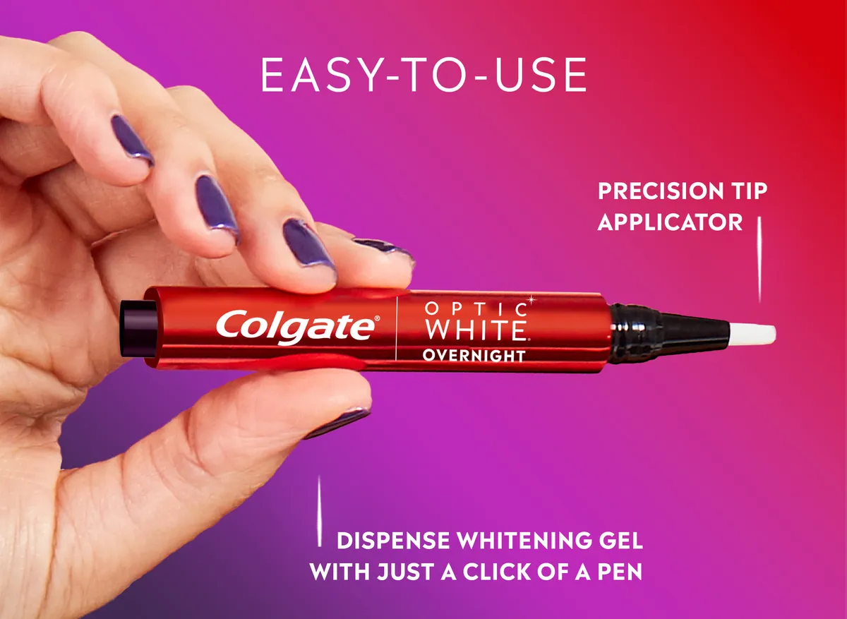 Colgate Optic White Overnight Whitening Pen - Ручка для ночного отбеливания зубов — изображение 5
