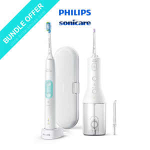 Philips Sonicare ProtectiveClean 4700 + Water Flosser 3000 Combo - Комбинированный очиститель + ирригатор