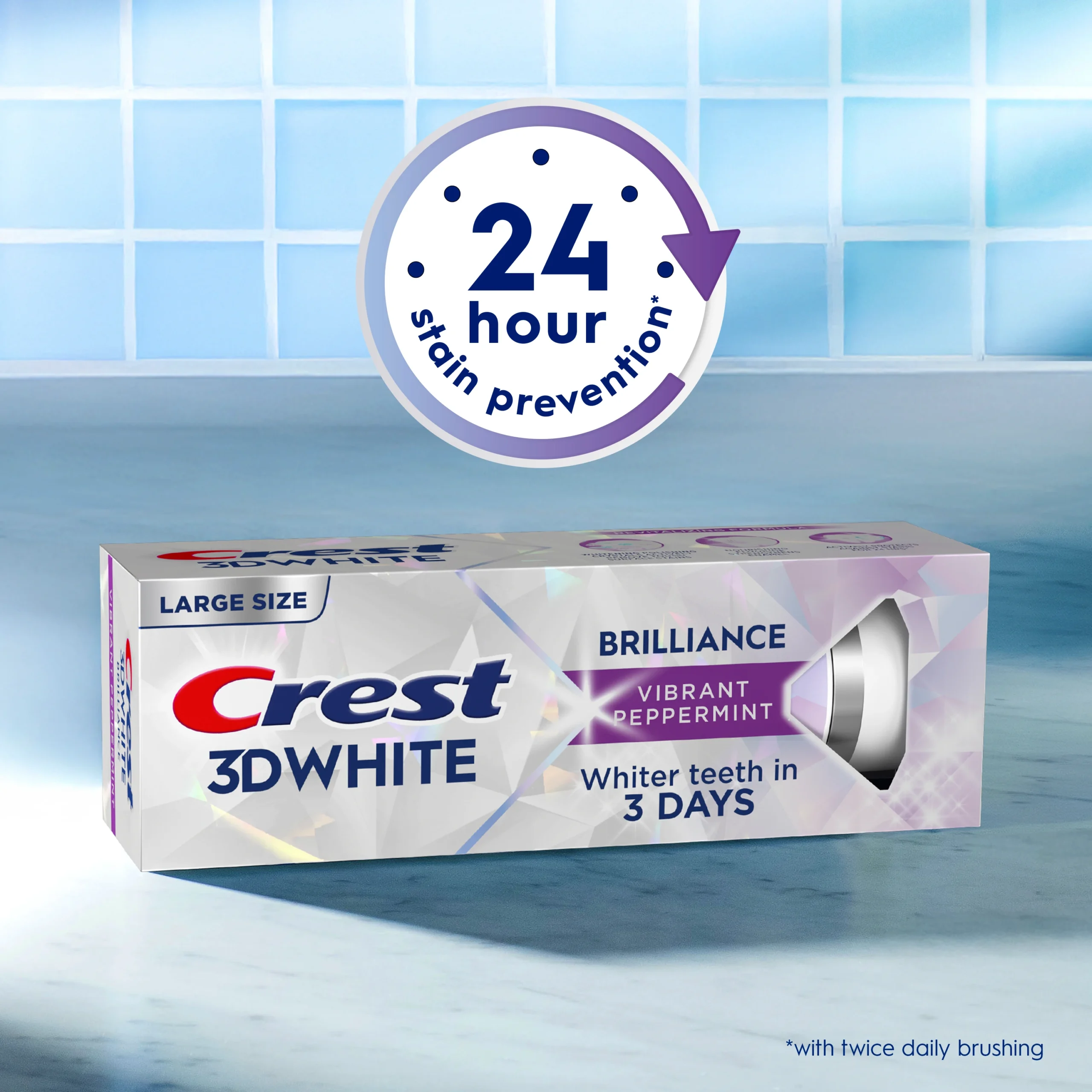 Crest 3D White Brilliance Toothpaste - Зубная паста — изображение 4